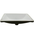 thumbnail image 3 of Novatto NP-U193906ORB Rectangular Undermount White Porcelain Sink Set w/ Overflow Drain Rubbed Bronze, 3 of 9