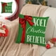 thumbnail image 1 of Christmas Pillow Cover Snowflake Letter Bow Throw Pillow Cover Home Pillowcase Size 17.7 X17.7 Inches, 1 of 6