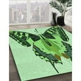 thumbnail image 2 of Ahgly Company Indoor Rectangle Patterned Light Green Area Rugs, 2' x 3', 2 of 6
