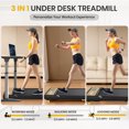 thumbnail image 3 of Walking Pad, 2-in-1 Under Desk Treadmill with Incline, Compact, 4 MPH Max Speed, 2.5 HP Motor Treadmill, Remote & LED Display, 3 of 11