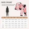 thumbnail image 4 of Salouo Cute Axolotl Sakura Blossoms A Pattern Women's Pajamas Set Long Sleeve Button Down Sleepwear Soft Pj Lounge Sets for women 2 Piece Pjs Set with Long Pants-XX-Large, 4 of 7