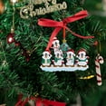 thumbnail image 3 of Árbol De Navidad Personalizado Pingüino Familia Adorno Diy Madera Manuscrita Decoración Colgantes Para Regalo De Navidad Yuarrent HA040828-06, 3 of 6