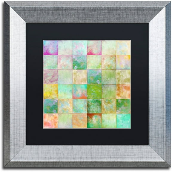 Trademark Fine Art "Paintbox" Canvas Art by Color Bakery Black Matte, Silver Frame