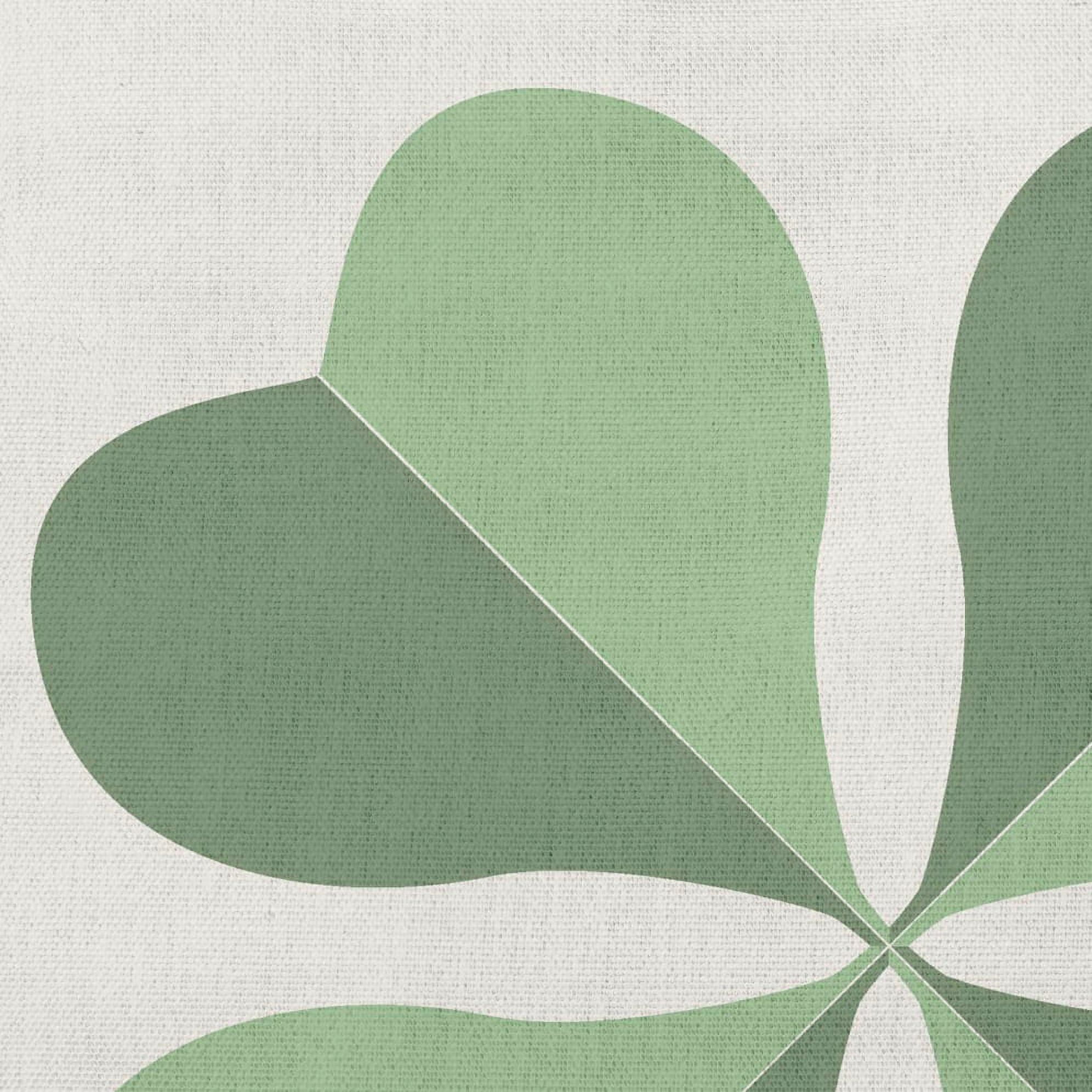 Simply Daisy 14" x 20" Lucky Clover St. Patrick's Day Decorative Lumbar Pillow