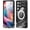 Black, variant on for Galaxy S25 Magnetic Waterproof Case, Built-in Screen Protector [IP68 Waterproof][14FT Military Drop Proof] 360° Full Body Protection Dustproof Shockproof Heavy Duty Rugged Case, Cyan
