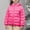 Pink, variant on Girls Winter Bow Print Coat with Faux Hood Thermal Padded Long Sleeve Comfortable Outerwear for Kids 4-13 Years(Blue,10-11 Years)