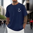 thumbnail image 2 of JAJAHO Men's Graphic Tee Short Sleeve T Shirt Comfortable Breathable Crew Neck Loose Fit Top Casual Daily Wear Summer Outfits Stylish Tops, 2 of 4