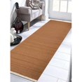 thumbnail image 1 of Get My Rugs D00111H0015G84 3 x 13 ft. Hand Woven Flat Weave Kilim Wool Runner Area Rug, Contemporary - Orange, 1 of 1