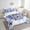 Navy White, variant on Safari Wolf Twin Comforter Set 7 Pieces Animal Bedding Comforter Sets,Bohemian Mandala Bed in a Bag Blue Ombre Bedding Set,Chic Butterfly Bed Sheets Set