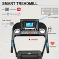 thumbnail image 4 of Cinta de correr doméstica plegable, cinta de correr a pie con motor 5 "pantalla LCD 250 lb de capacidad, 4 of 5