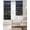 Blue, variant on Blue Yellow Striped Black Out Curtains 54 Inch Long, Short Curtains for Small Window, Modern Abstract Art Stripes Room Darkening Farmhouse Window Curtains for Kitchen Bedroom 42"x54" 2 Panels