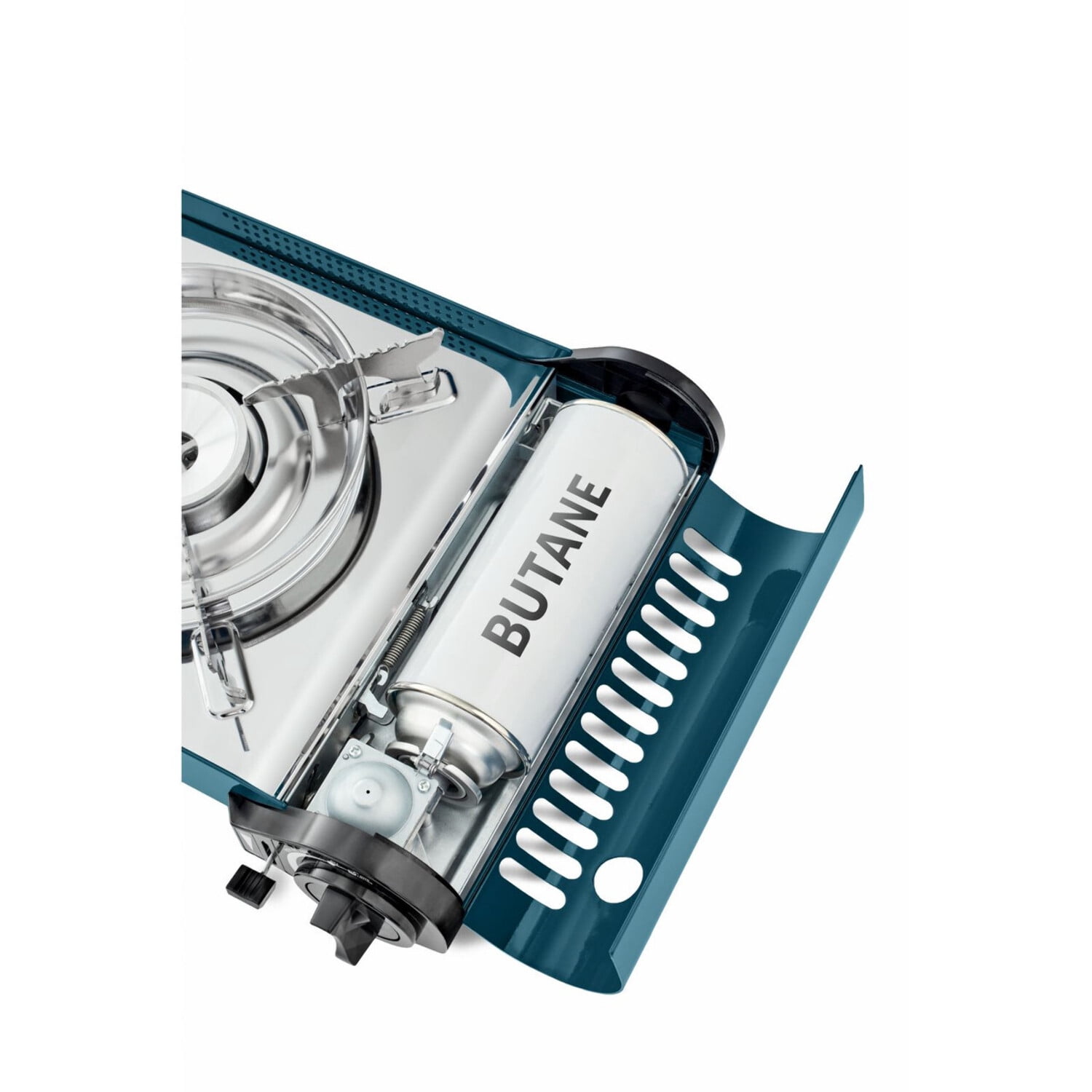 Eureka 2572201 SPRK Portable Butane Camping Stove, 1 Burner, Legion Blue