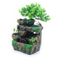 thumbnail image 5 of Desktop Atomizing Rockery Fountain Waterfall with LED Light Indoor Home Office Relaxation Ornament, 5 of 9