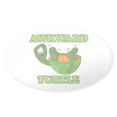 thumbnail image 1 of CafePress - Awkward Turtle - Sticker (Oval), 1 of 1