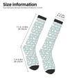 thumbnail image 2 of Daiia Sports Socks White Swan Printed Novelty Crew Socks for Men Women Knee High Socks Cotton Socks Soft & Breathable Support Unisex Socks, 2 of 9