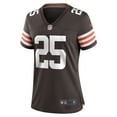 thumbnail image 2 of Women's Nike Kahlef Hailassie  Brown Cleveland Browns Team Game Jersey, 2 of 7