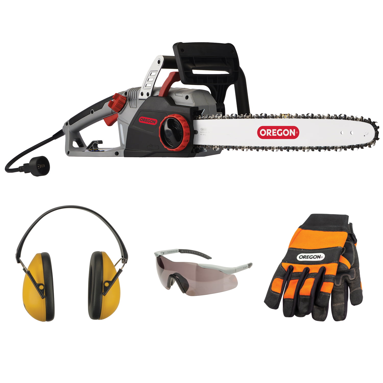 Details about   Electric Chainsaw Oregon CS1500 18 in 15 Amp Self Sharpening High Power Corded