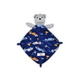 thumbnail image 3 of Sleep On It Infant Boys Long Sleeve Super Soft Snuggle Jersey Zip-Up Coverall Pajama with Matching Blankey Buddy - Racer - Navy, Size: 12M, 3 of 3