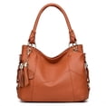thumbnail image 1 of LHSHID Women Leather Handbags Women Messenger Bags Designer Crossbody Bag Women Shoulder Bags Female Top-handle Bags Vintage Retro Tote, 1 of 6