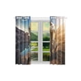 thumbnail image 3 of CADecor Dinosaur Pattern Print Window Treatment Panel Curtains Window Curtain Kitchen Curtain,Two Piece 26x39 Inches, 3 of 4