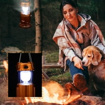 HEATSHAKING 1Pcs Handheld Solar Lamp for Outdoor Camping and Hiking Portable and Rainproof 11.8x3.9x3.9in