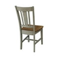 thumbnail image 5 of San Remo Solid Wood Splatback Chair in Distressed Hickory/Stone-Set of 2, 5 of 10