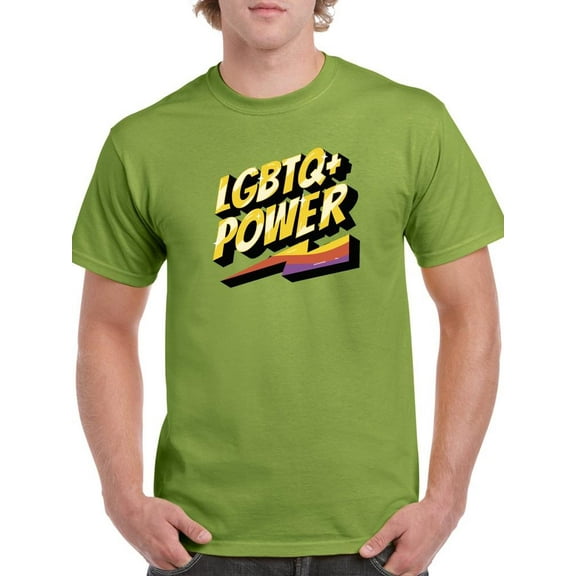 Lgbtq  Power T-Shirt Men -Smartprints Designs, Male 5X-Large