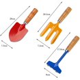 thumbnail image 1 of Juego de herramientas de jardinería de 3 piezas de acero inoxidable para granja, plantas de jardín de interior y exterior LingWen 8390606658463, 1 of 1