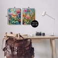 thumbnail image 4 of Stupell Industries Whimsical Gardens Landscape Botanical & Floral Painting Gallery Wrapped Canvas Print Wall Art, 16 x 20, Set of 2, 4 of 8