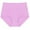 Purple, variant on Seductiva Women's Cotton Brief Underwear Womens High Waisted Bikini Underwear Smooth Hipster Underwear Breathable Ladies High Waisted