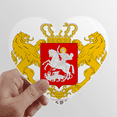 thumbnail image 1 of National Emblem Country Heart Vinyl Sticker Bicycle Bottle Decal, 1 of 3