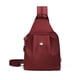 thumbnail image 1 of Guardurnaity Mochila multibolsillos para mujer, bolso para mujer, mochila de color sólido Stay – Mochila informal para mujer, ideal para Mochilas rojo, 1 of 6