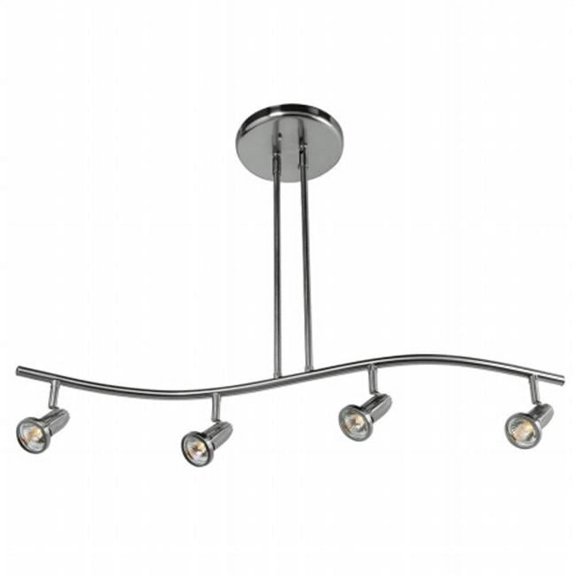 Access Lighting 52206-BS Cobra 4 Light Spotlight Pendant - Brushed Steel