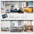 thumbnail image 4 of Blue Dark Fabric Mix 3 Gang Toggle Light Switch Cover Decorative Switch Plates and Outlet Covers Wall Plates for Electrical Kitchen Home Office Art Decor, 4 of 4