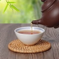 thumbnail image 2 of Set of 6 Rattan Weave Cup Mat Hand-Made Crafts Rattan Coasters Coasters for Drinks Home Decoration Holder for Kitchen Table Drinks (4 * 4 in), 2 of 5