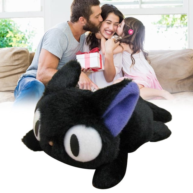 Juguete De Peluche De Gato Negro, Forma De Gato De Dibujos Animados, Cojín De Peluche, Decoraciones Para El Hogar, El Mejor Regalo Para El Día De San Valentín Moyic FN006146-00