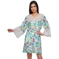 thumbnail image 1 of Moomaya Peignoir Court en Coton Imprimé Léger pour Femmes, 1 of 1