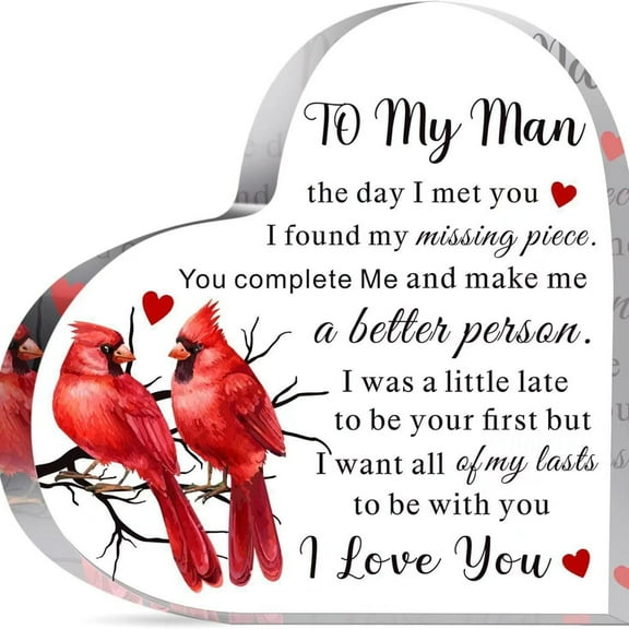 Acrylic Gifts for Women Men Couple Wedding Gifts Happy Anniversary Christmas Gifts Inspiring Anniversary Keepsake Presents Gifts for Her Him Anniversary Presents for Couple Gifts