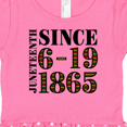 thumbnail image 3 of Inktastic Juneteenth Since 6-19-1865 Gift Baby Girl Dress, 3 of 4