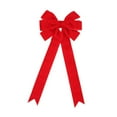 thumbnail image 2 of segolike Christmas Tree Bow Christmas Bow Decorative Decorative Bow Front Decor Christmas Red, 2 of 9