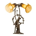 thumbnail image 5 of Meyda Tiffany 16362 2 Light 17" Tall Novelty Table Lamp - MultiColor, 5 of 7