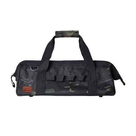 

Camping Tool Bag Large Capacity Wide Mouth Storage Tool Bag Water Resistant Gear Bag Sturdy Bottom