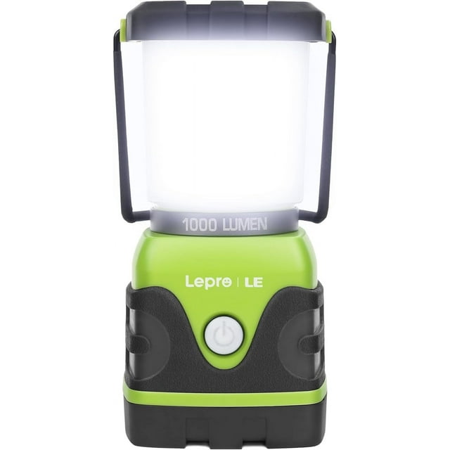 LE Outdoor LED Camping Lantern, 1000LM, Dimmable, Battery Powered, Water Resistant LED Camping Light