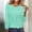Mint Green, variant on BKQCNKM Plus Size Tops For Women Womens Tops Long Sleeve Undershirt Solid Travel Cute Tops O Neck Slim Fit Tshirts Shirts Blouse T Shirts For Women Fall Shirts For Women Black L