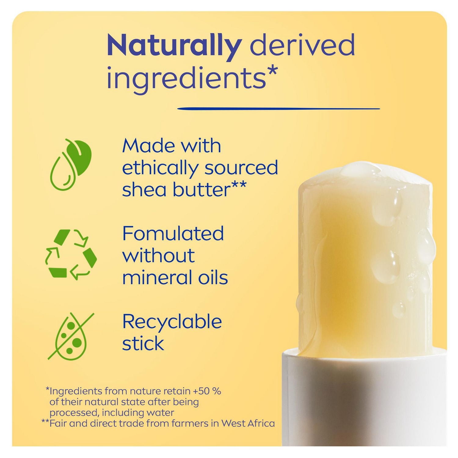 NIVEA Baume à lèvres Soleil 24H d'hydratation avec FPS 30 , Paquet Duo 2x4,8g