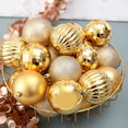 thumbnail image 4 of Juego de 34 bolas navideñas Bola decorativa navideña de 4 cm, 4 of 5