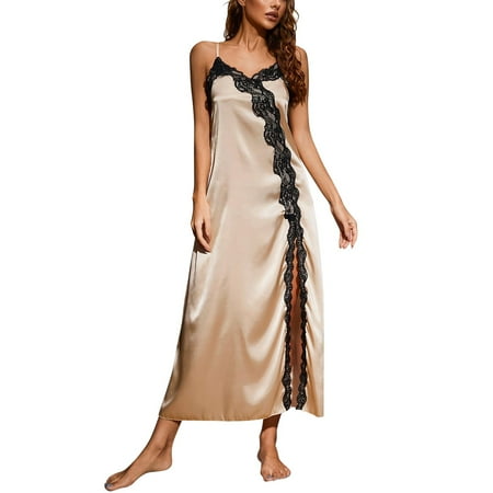 

YSEINBH Long Bathrobes For Women Elegant Sleepwear Warm Fleece Winter PajamasDresses Lightweight Soft Nightgown