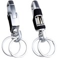 thumbnail image 5 of ZHAOCHENG Llavero de aleación de metal, llavero con forma de mosquetón simple y fuerte, llavero, llavero desmontable de liberación rápida, llavero de coche resistente como regalo de negocios para homb, 5 of 5
