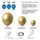 thumbnail image 1 of Globos de Oro Metálico Garland Arch Kit 105Pzas Diferentes Tamaños 18In 10In 5In Globos de LULUMIKA LULUMIKA, 1 of 2