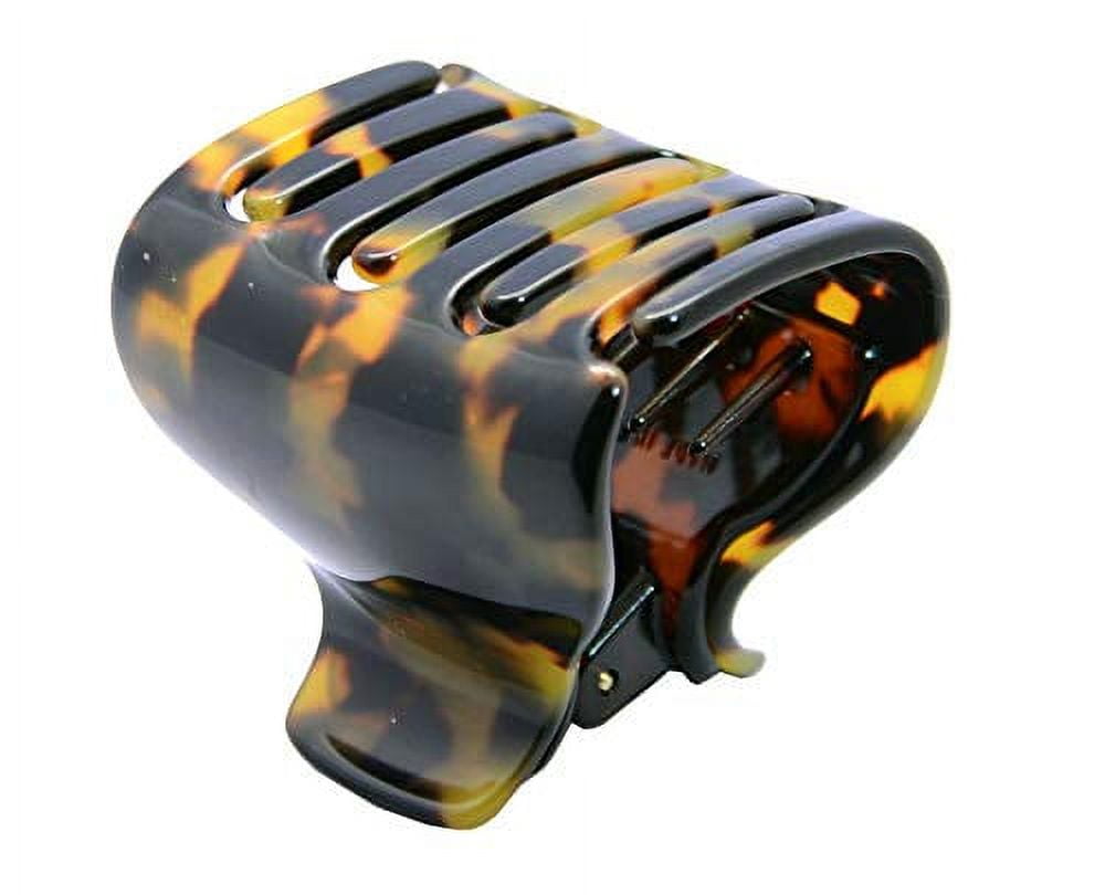 French Amie Big Fat Handmade Celluloid Acetate Jaw Hair Claw for Women and Girls